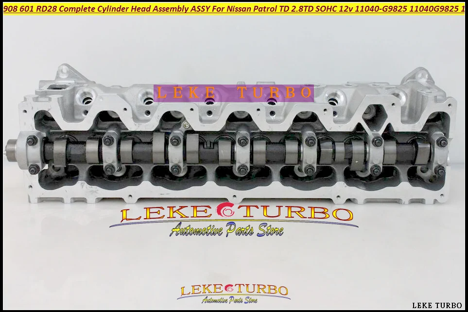 908 601 RD28 Complete Cylinder Head Assembly ASSY For Nissan Patrol TD 2.8TD SOHC 12v 11040-G9825 11040G9825 11040 G9825 908601  (6)