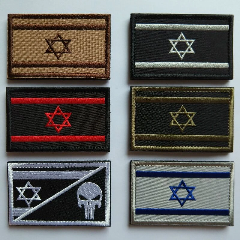 1PCS Military Embroidery patches badge Emblem hook Patch Embroidered armband 