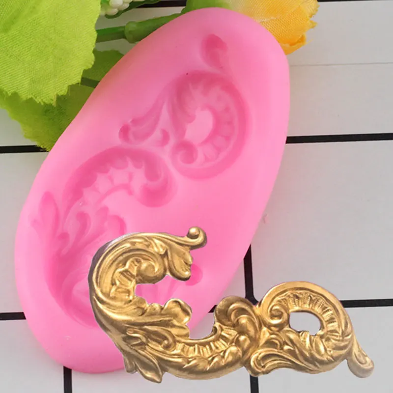 

Mujiang 3D European Baroque Cake Silicone Molds Relief Fondant Cake Decorating Tools Cupcake Chocolate Candy Gumpaste Moulds