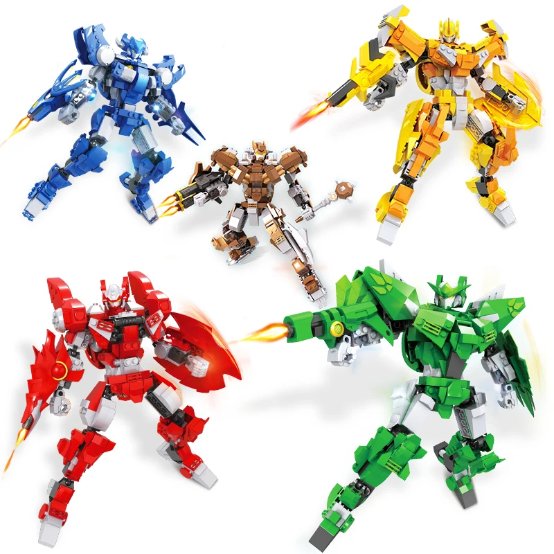 

COGO Superman Figures Educational Building Blocks 3 IN 1 Models Assembly 3D Bricks Toys For Children Kids Brinquedos Juguetes