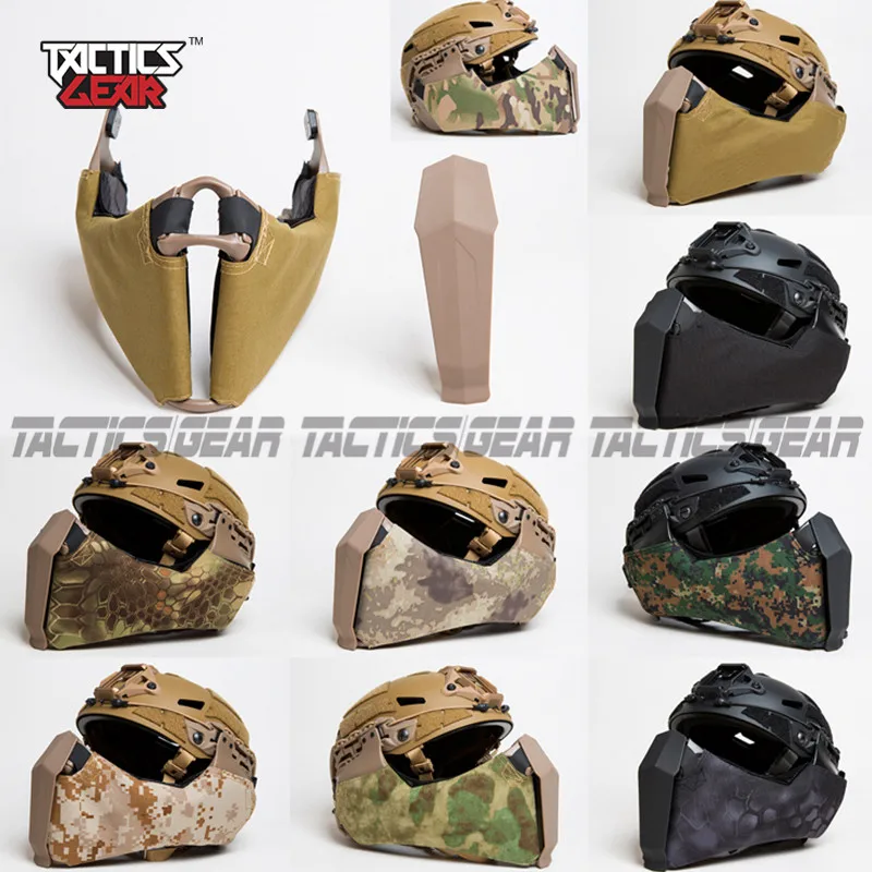 Mandible тактические направляющие соединения Половина маска для лица для OC Highcut шлем