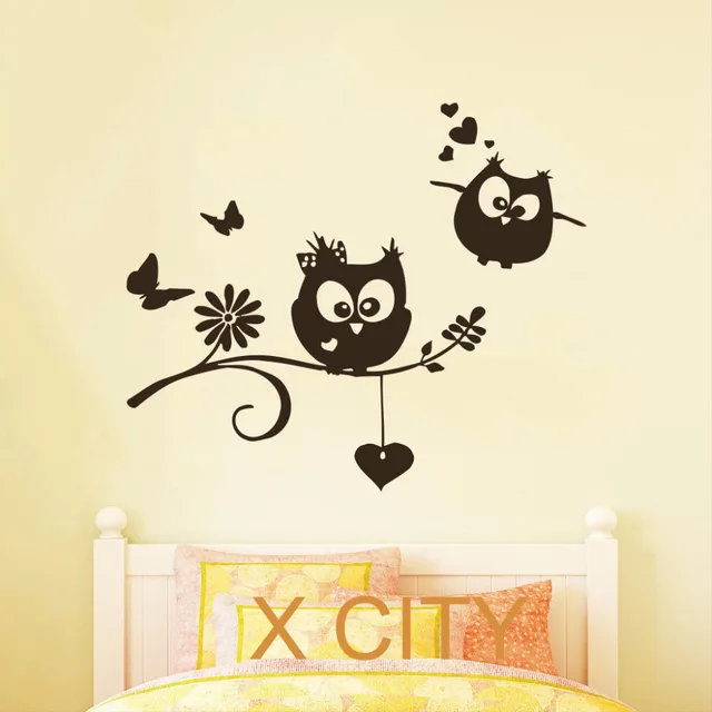 Cartoon Owl Childrens Decor Kids Vinyl Sticker Wall Decal Cartoon Owl Childrens Decor Kids Vinyl Sticker Wall Decal Nursery Baby Room Bedroom Murals Playroom