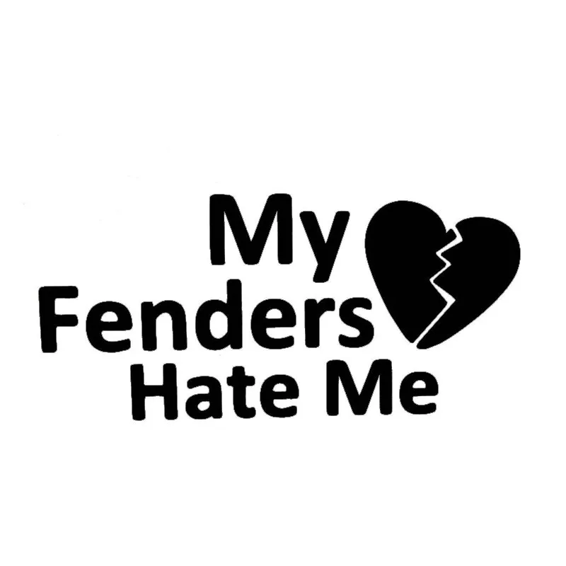 17*8 см My Fenders Hate Me захлопывающийся дрейф JDM мотоцикл бампер внедорожника Окна