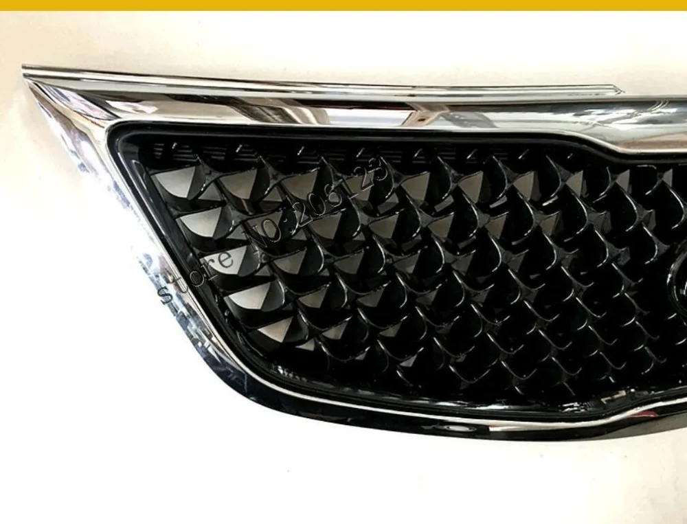 With LOGO Car avant Grill Grille cas avec une bande pour For Kia Sportage 2011- Very good quality