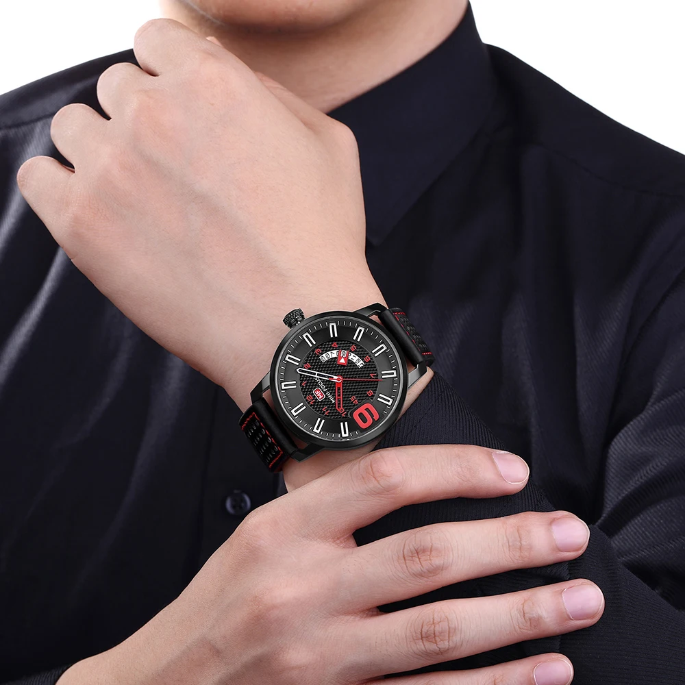 MINIFOCUS Brand Men's Wrist Watches Luxury Design Quartz Watch Men Waterproof Fashion Male Clock Leather Strap Wristwatch Black MINIFOCUS Brand Men's Wrist Watches Luxury Design Quartz Watch Men Waterproof Fashion Male Clock Leather Strap Wristwatch Black