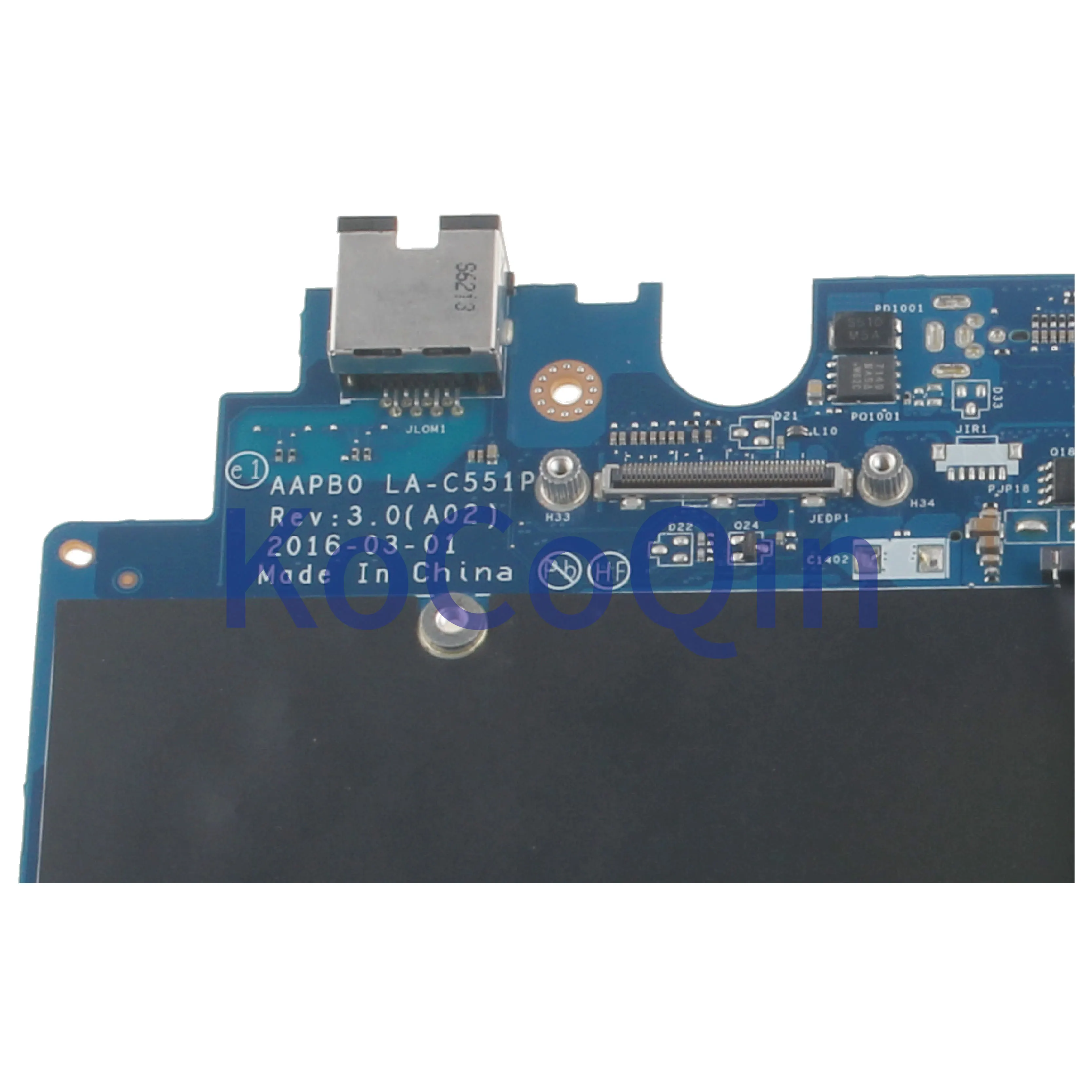 remarkable KoCoQin Laptop motherboard For DELL Precision 7710 SR2QV E3-1575M Mainboard AAPB0 LA-C551P CN-02Y51