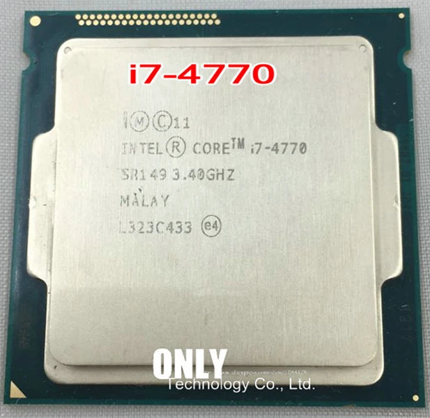 Процессор Intel Core I7 4770 I7-4770 cpu LGA 1150 четырехъядерный cpu работающий исправно настольный процессор