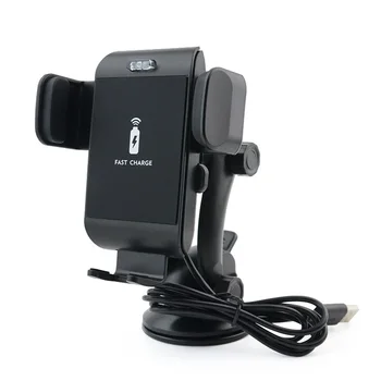

Car Wireless Charger Windshield Car Phone Mount for Galaxy S9/S8 Note 8 Standard Charge for iPhone X/8 Plus Qi Enabled Phones