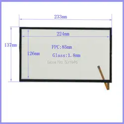 Zhiyusun 10.1 дюйма touchsensor 233 мм * 137 мм сенсорный 4 провода резистивный сенсорный панели 233*137 Новый