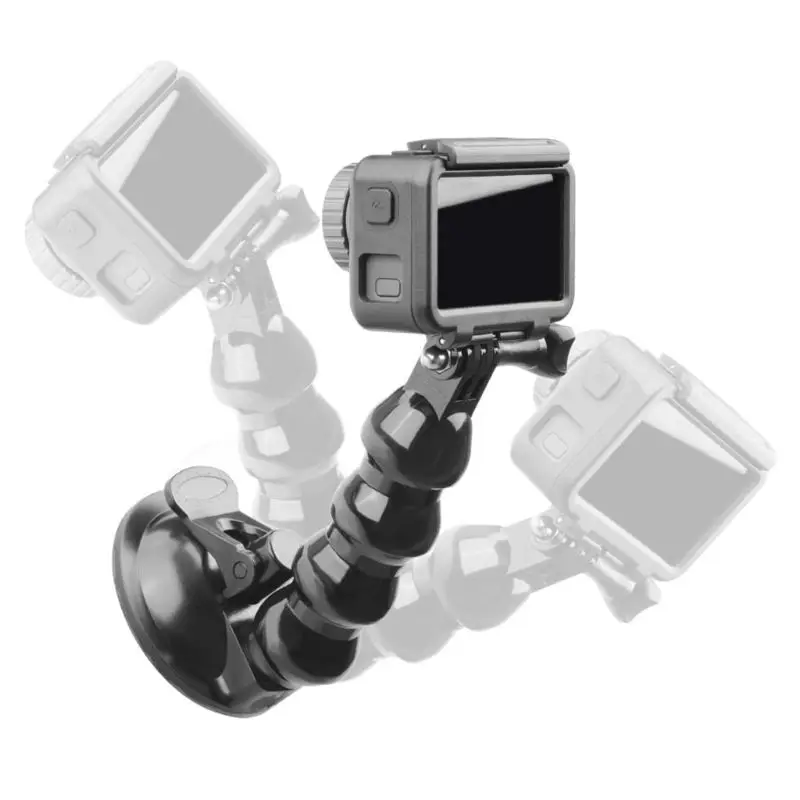 Черный Автомобильный держатель-кронштейн на присоске Адаптер для вождения рекордер шаровая Головка Штатив для DJI Osmo карманные аксессуары для экшн-камеры
