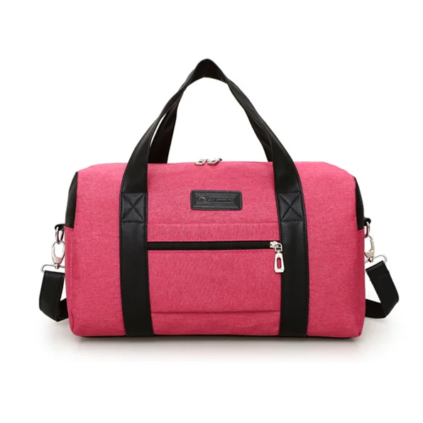 Многофункциональные водонепроницаемые модные спортивные мужские дорожные вещевые сумки сумки путешествия Прямая - Цвет: Розовый