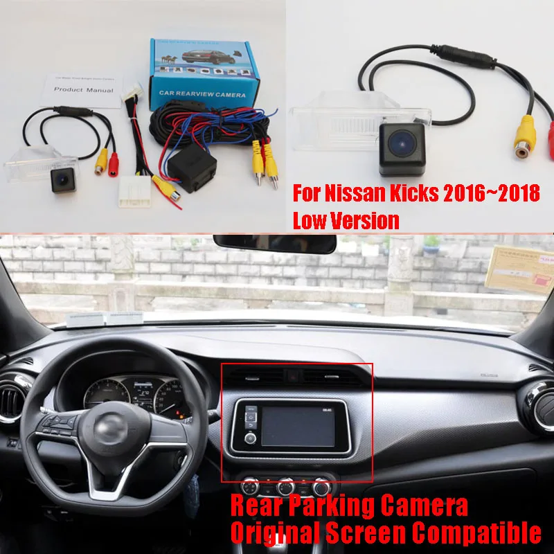 Thehotcake Автомобильная камера заднего вида для Nissan Kicks 2016 ~ 2018 низкая версия/камера