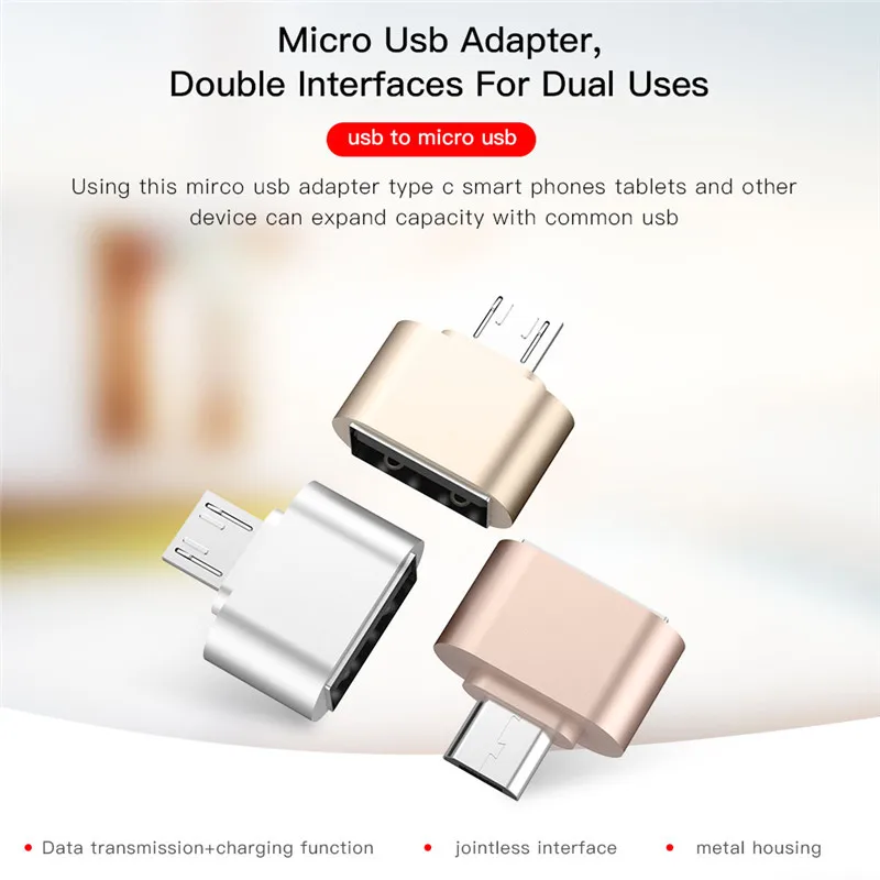 Robotsky Micro USB OTG кабель Мужской к USB 2,0 Женский конвертер Кабель-адаптер код для samsung LG huawei Xiaomi htc