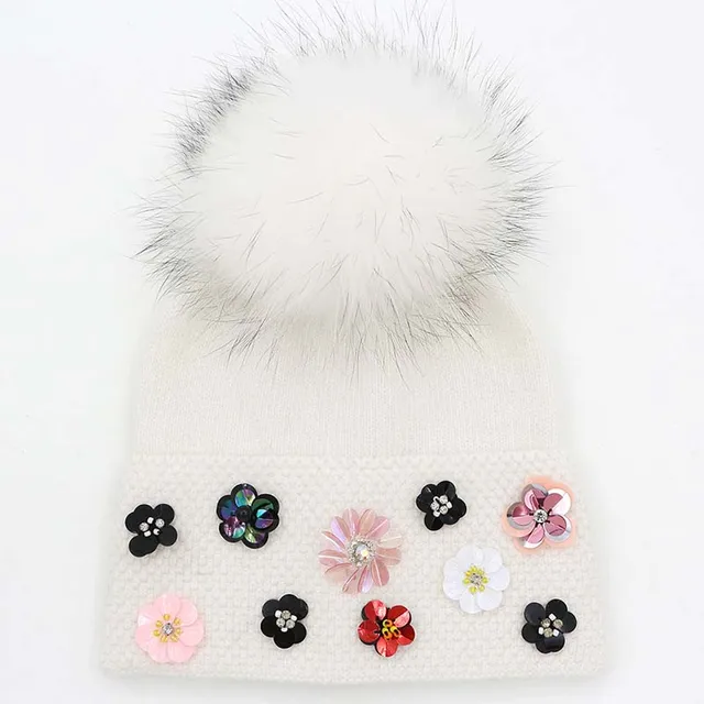 Buy Flower Winter Hats For Women 2017 Ladies Winter