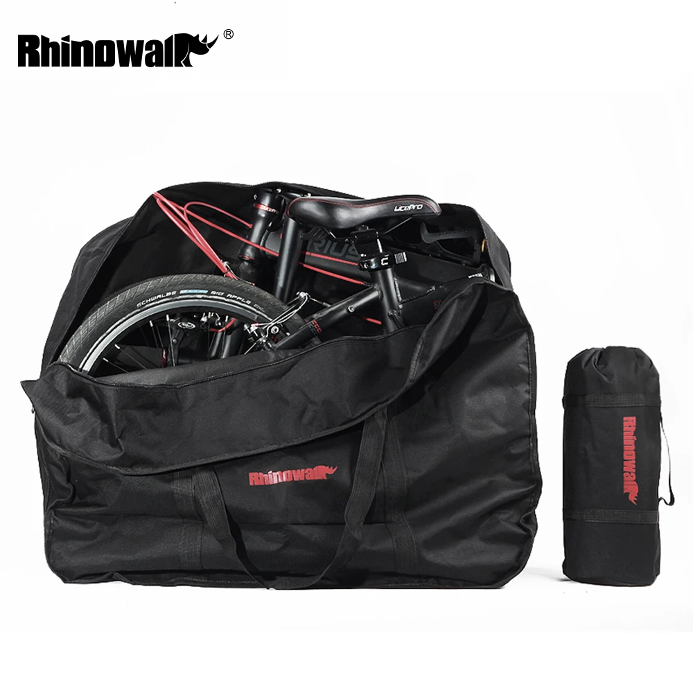 Rhinowalk, 14 дюймов, 20 дюймов, складная сумка для велосипеда, погрузочная сумка, сумка для переноски автомобиля, утолщенная Портативная сумка для велосипеда