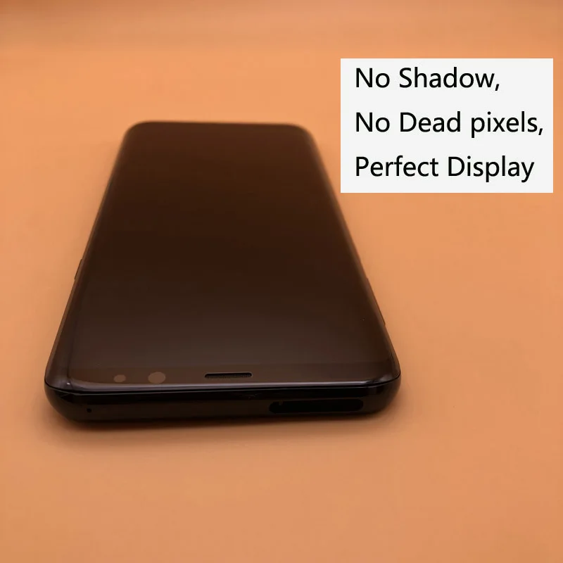 

ORIGINAL 6.2'' NO Burn-Shadow LCD Display With Frame For Samsung S8 Plus G955 G955F Lcd With Touch Screen Digitizer