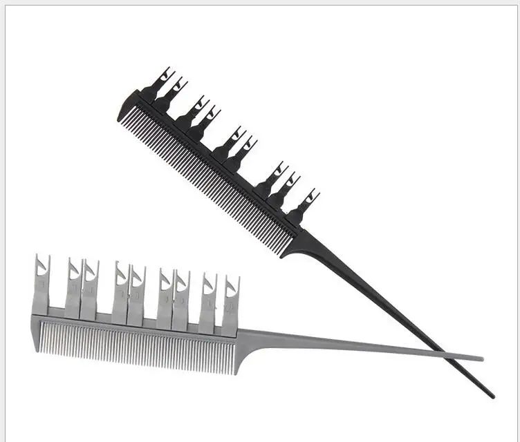 2 шт. профессиональный салон красоты Парикмахерская окрашивание двухсторонних волос изюминка расческа съемные зубы специальные рога для причесывания и укладки волос инструменты
