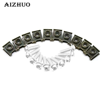 

10 pieces 6mm motorbike screwse body fairing For BMW K1600 GT GTL R1200GS R1200R R1200RT R1200S