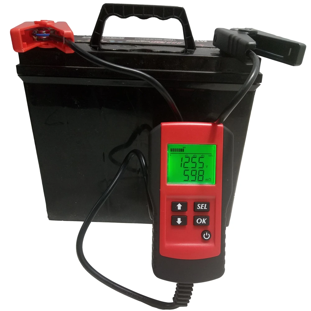 

Digital 12V Car Battery Tester Automotive Battery Load Tester and Analyzer Of Battery Life Lead Acid Battery Diagnostic Detector