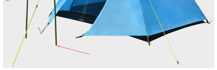 Зонт полюс 2 шт./компл. 16 мм* 2 м больше тент стержень Палатка полюс Стальной стержень Палатка аксессуары навес стержень
