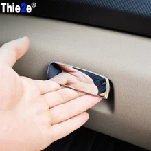ABS бардачок ручка Крышка хром Glovebox Ручка Наклейка для hyundai Verna Solaris 2012 2013 Аксессуары