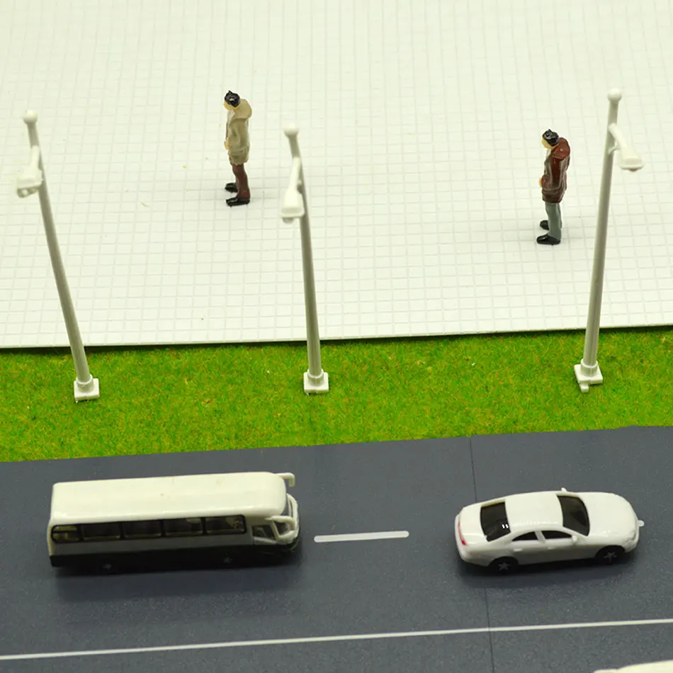 Railway Train lamp Diorama light Illumination Lamppost Model Sand Table Architecture Building Landscape 100pcs/lot