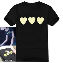 100% Algodón! Anime To Aru majutsu no Index Misaka Mikoto Cosplay t-shirt de Verano Primeros camiseta Electro Master Tee en la acción del envío gratis