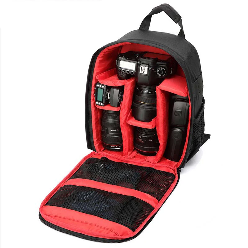 

New Bolsas Video Photography Camera Bag Case for Nikon Waterproof Functional Digital Camera Bag Backpack Travel Shoulder Bag Sac