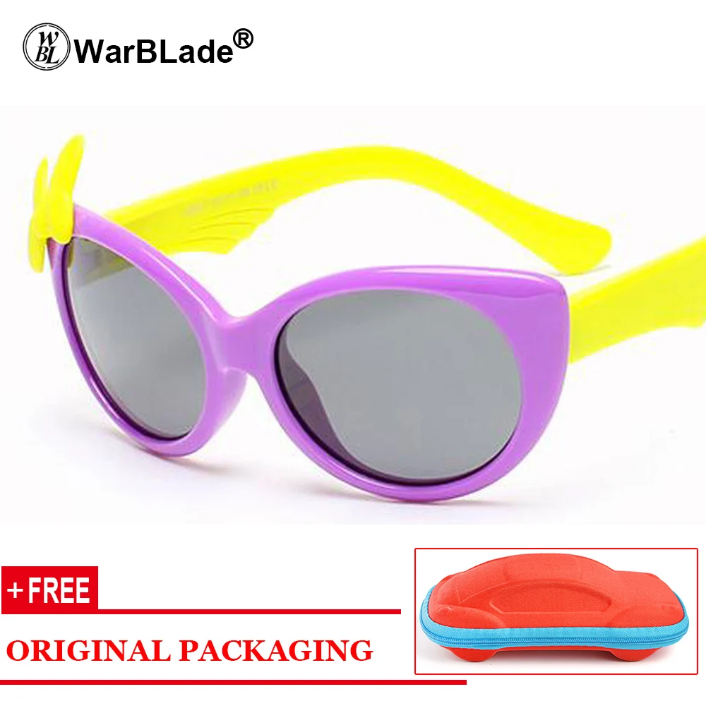 2018 TR90 Flexible Kids Sunglasses Polarized Baby Boy Girls Sun Glasses