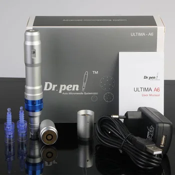 

New Functional Wireless and Wired in one Ultima Dr.Pen A6 Pen Best Quality Electric Micro Rolling Stamp Therapy