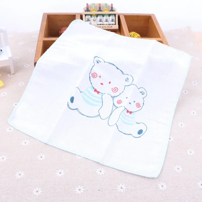 3 pz 22x22 cm, Forte Capacità di Assorbimento Piazza Neonato Bavaglini Garza di Cotone Morbido Per Il Pranzo Bavaglino Burp panni