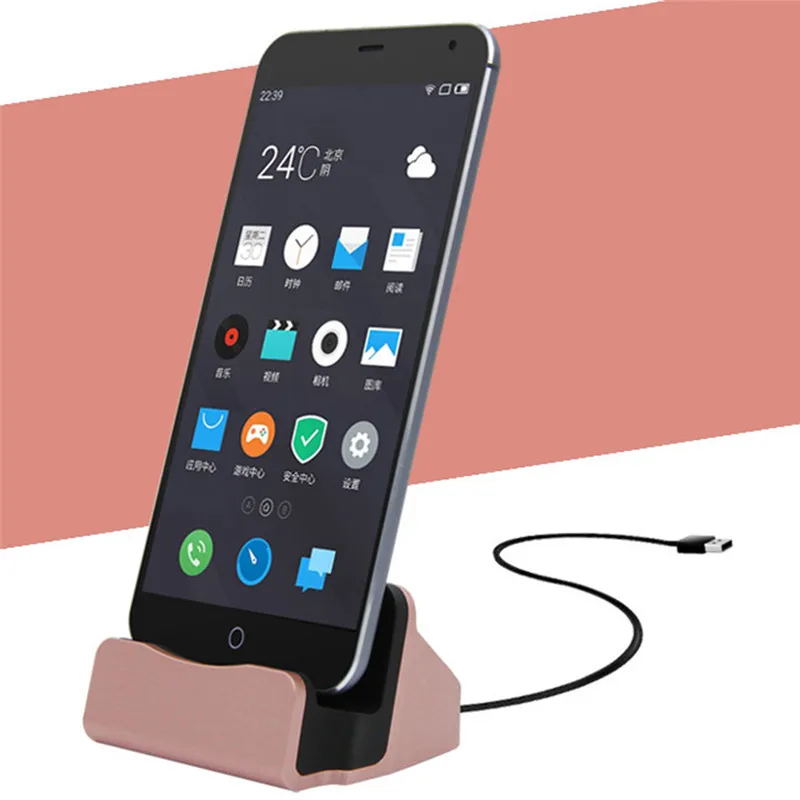 For iPhone X 8 7 6 USB Cable Sync Cradle