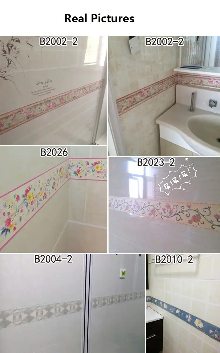 10meters Self Adhsive Pvc Wallpaper Border Home Decor Waterproof 10meters Self Adhsive Pvc Wallpaper