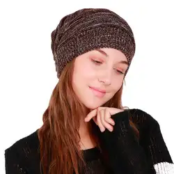 KLV/Творческий удобные стрейч Для женщин Для мужчин теплая ткань крючком Зимняя шерстяная одежда Вязать Лыжная шапочка Череп шапки имитация