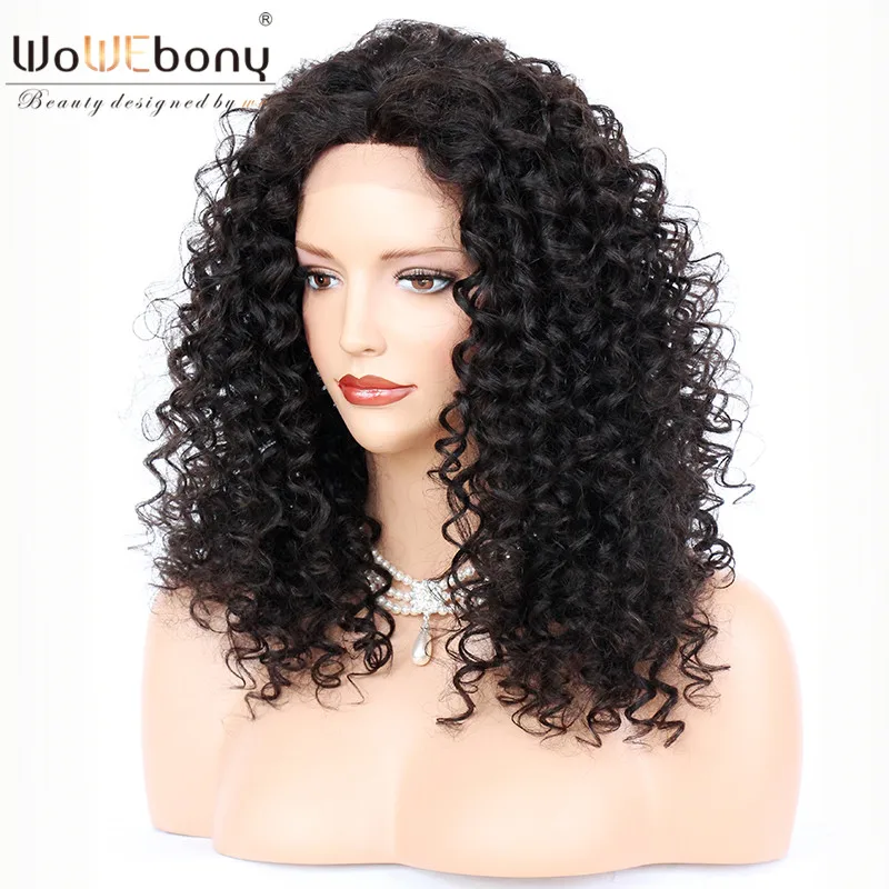 250 Density Lace Front Human Hair Wigs Indian Remy Hair Funmi Curly Wig