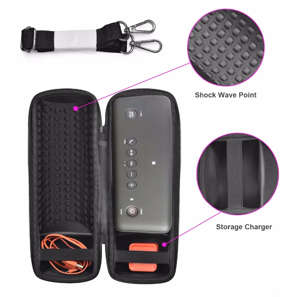 

2019 Newest EVA Hard Protective Carrying Cover Bag Case for Sony XB30/ Sony SRS XB30/ Sony SRS-XB30 Wireless Bluetooth Speaker