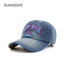 Новинка, Модная Джинсовая бейсболка, винтажная хип-хоп шляпа, весенне-летние женские повседневные Шапки, хлопковые спортивные унисекс, бейсболка Bone Snapba