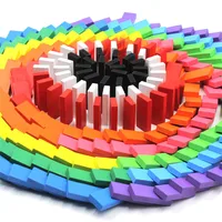 240PCS/set Rainbow Wooden Domino Toy Set