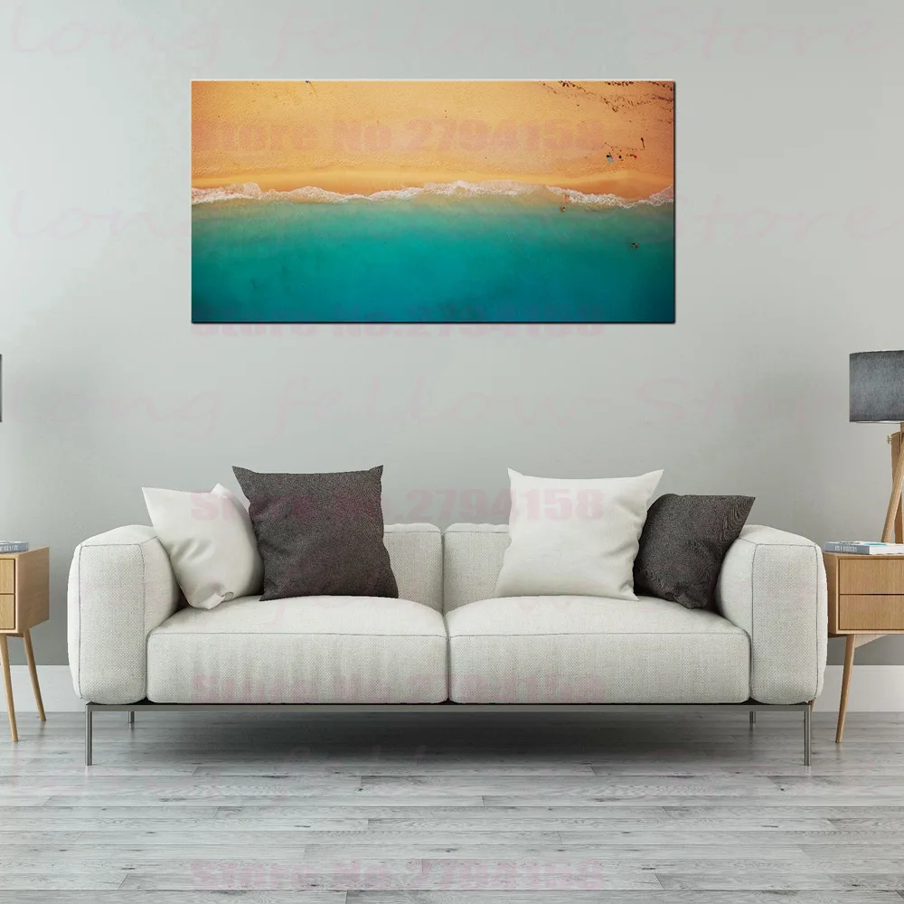 Large Posters Giclee Print Sunset Beach Seascape Pictures for Bathroom Office Room Home Decor Modern Artwork Decor Drop Shipping