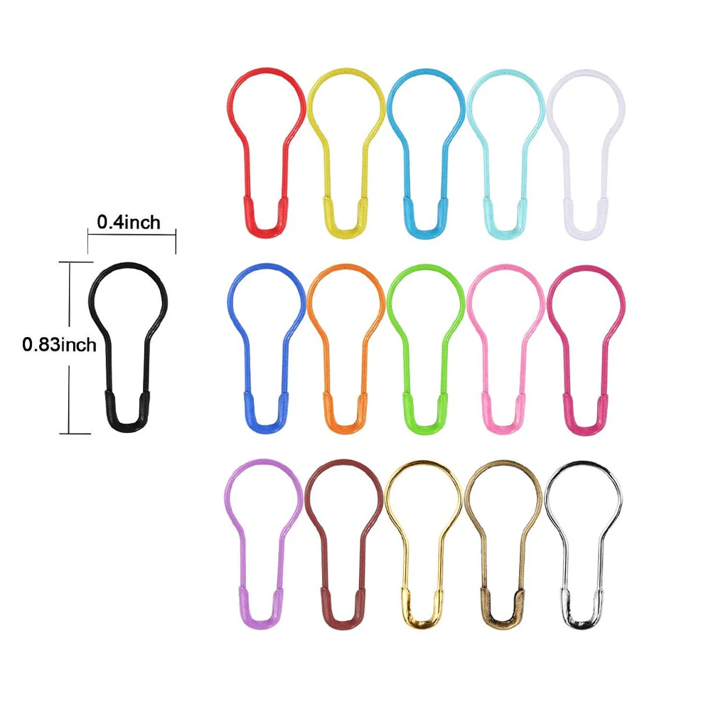 100pcs-Mixed-Safety-Bulb-Pin-Metal-Gourd-Pins-Calabash-Pins-for-DIY-Craft-Making-and-Clothing
