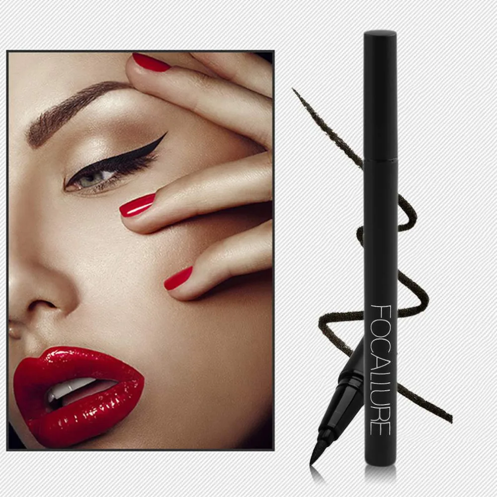 

FOCALLURE Pro 12 makeup eyeliner combination easy label long time wearing time tool low light