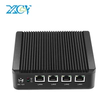 XCY Industrial Mini PC 4 LAN Gigabit Ethernet Ports Celeron J1900 Quad-cores 4 Threads 2.0Ghz use Pfsense as Router Firewall