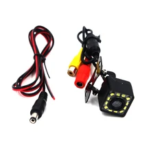 2017 NUOVO 12 LED di Notte Ampio Angolo di Visione di Assistenza Al Parcheggio Videocamera per auto Universale Dell’automobile Impermeabile HD CCD Videocamera vista posteriore