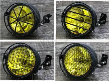 

Motorcycle 7" Head Light Lamp+ Mounting For Fit Sportster XL883 1200 48 72 Dyna Wide Glide Softail FLST FLT FLHT
