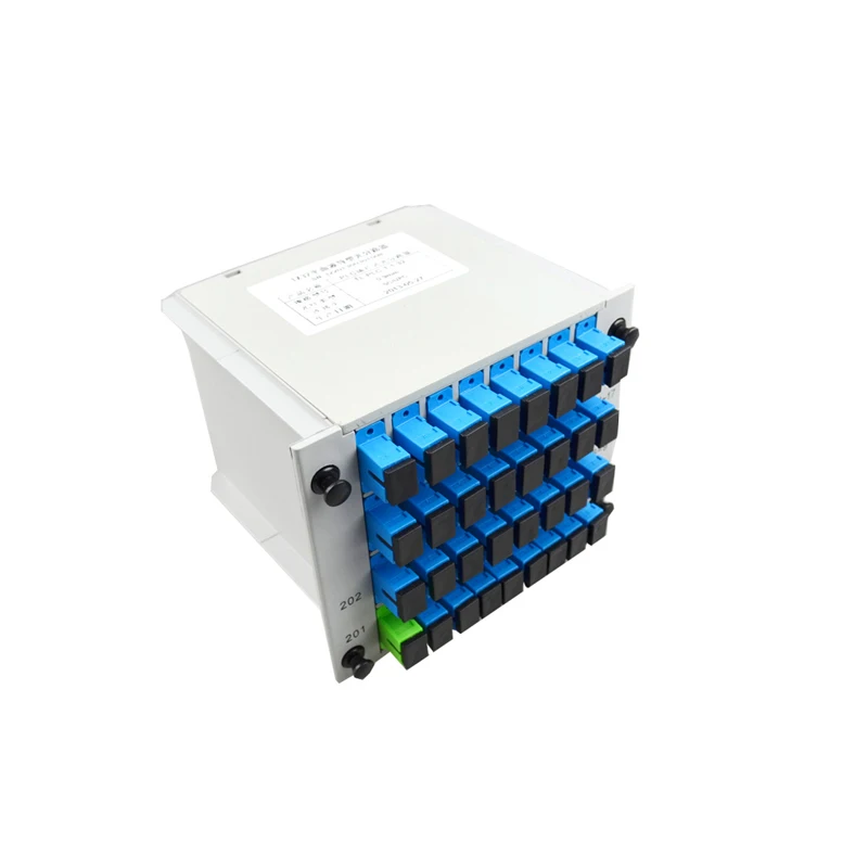 

ZHWCOMM SC UPC PLC 1X32 Fiber Optical splitter FTTH PLC Splitter box