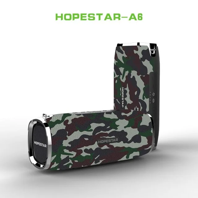 35 Вт Водонепроницаемый Hopestar A6 Bluetooth динамик музыкальная Колонка стерео Бас Сабвуфер Открытый Портативный беспроводной громкий динамик+ внешний аккумулятор - Цвет: Camouflage