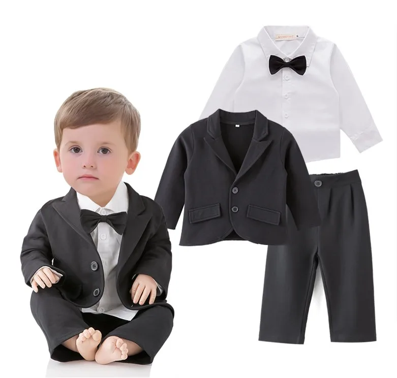 2019 New Arrival Lovely Baby Boy Wedding Party Suit/Boy's Handsome 3