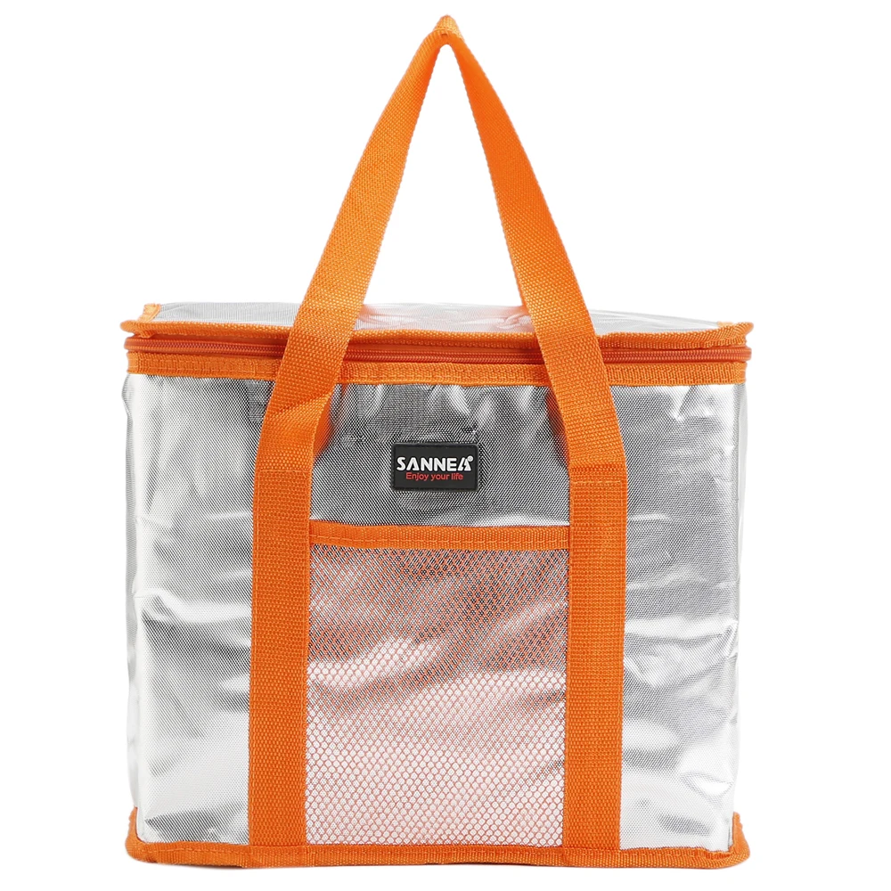 

SANNE Aluminum foil thermal Women Candy color Cooler Ice Bags Insulated Cooler bag kids Student Food picnic Cooler bag CL504