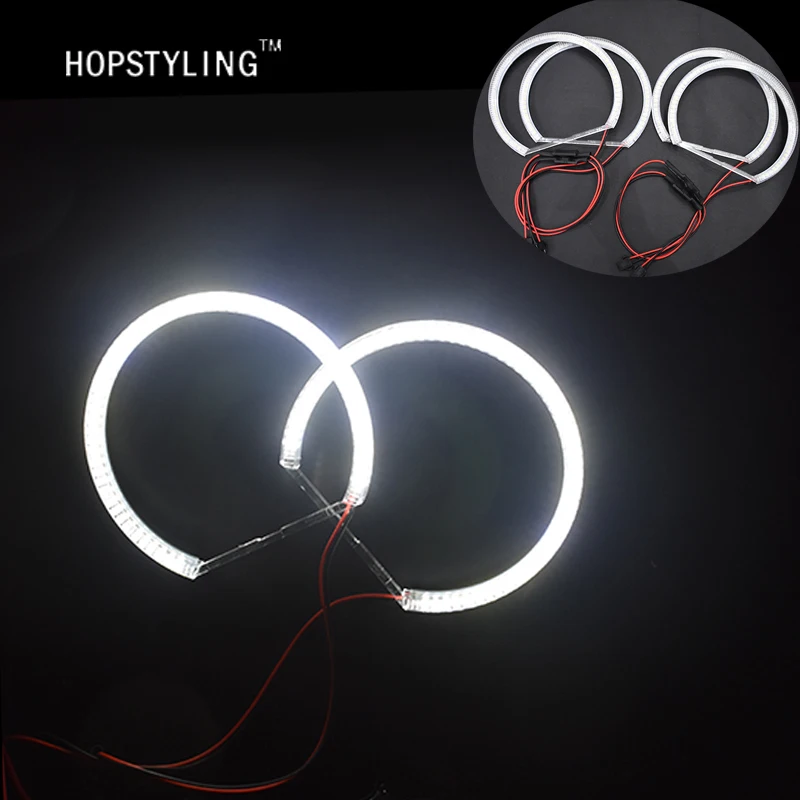 Hopstyling 1 комплект ксенон белый E46 не проектор SMD СВЕТОДИОДНЫЙ ангельские глазки для BMW авто светодиодный лампы светодиодный фар автомобиля-аксессуар для укладки