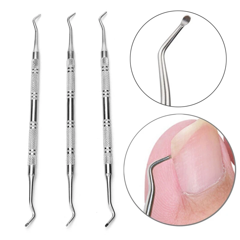 

Ingrown Toe Nail Correction Lifter Nail File Clean Installation Tool Pedicure Foot Nail Care Hook Cleaner Double Sided